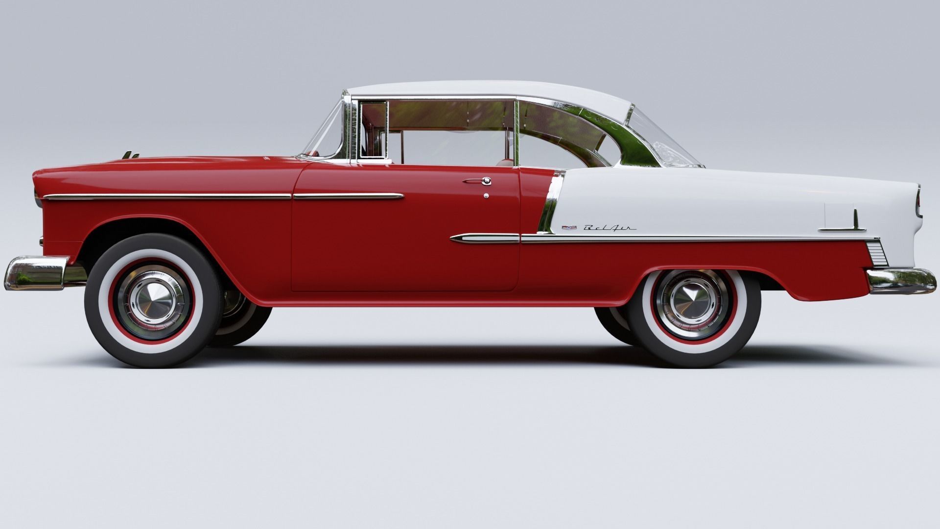 Chevrolet Bel Air 1955 3D model_3