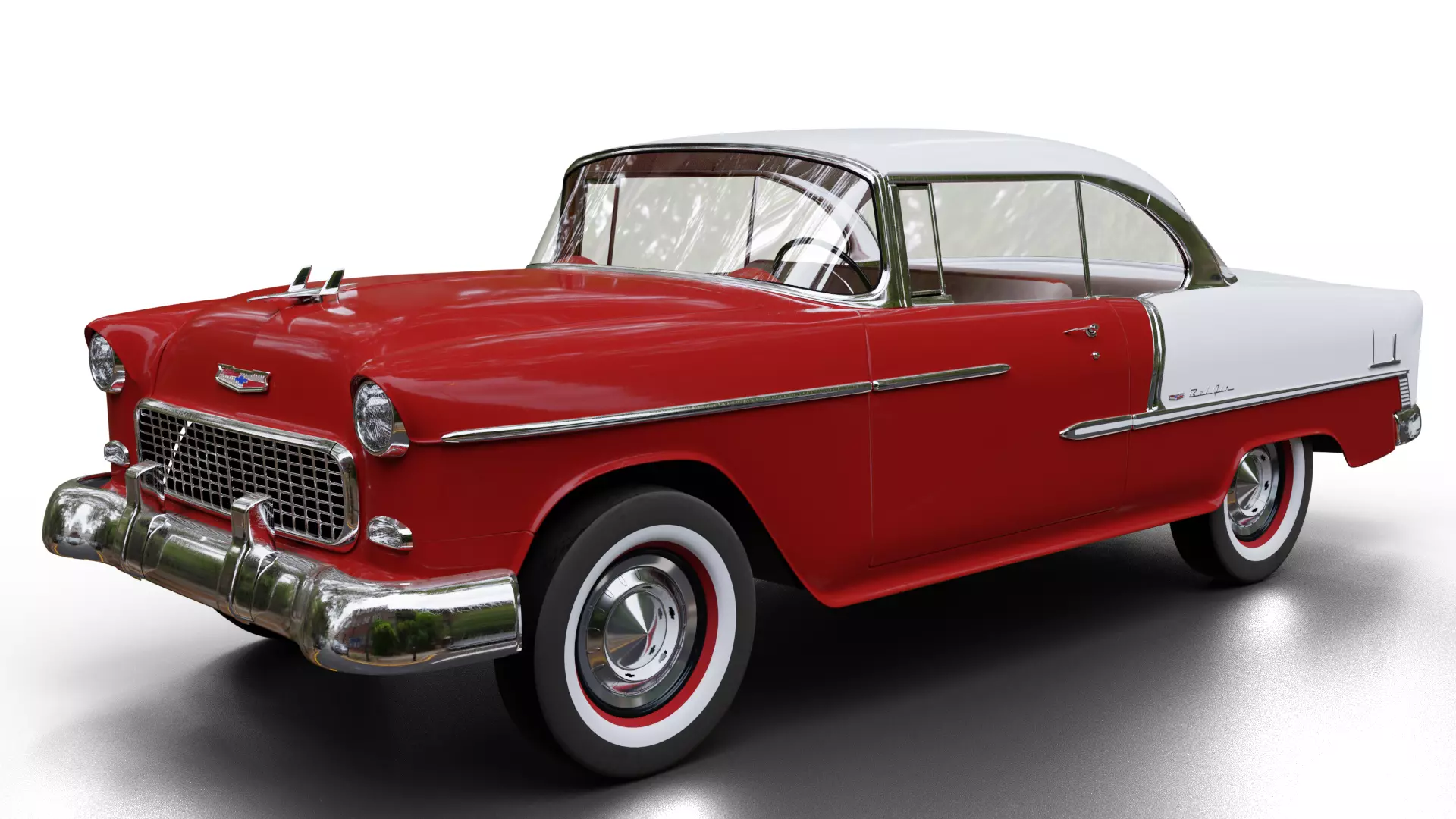 Chevrolet Bel Air 1955 3D model_0