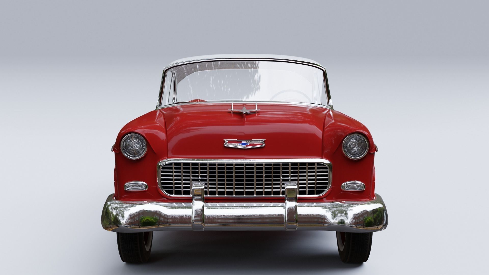 Chevrolet Bel Air 1955 3D model_4