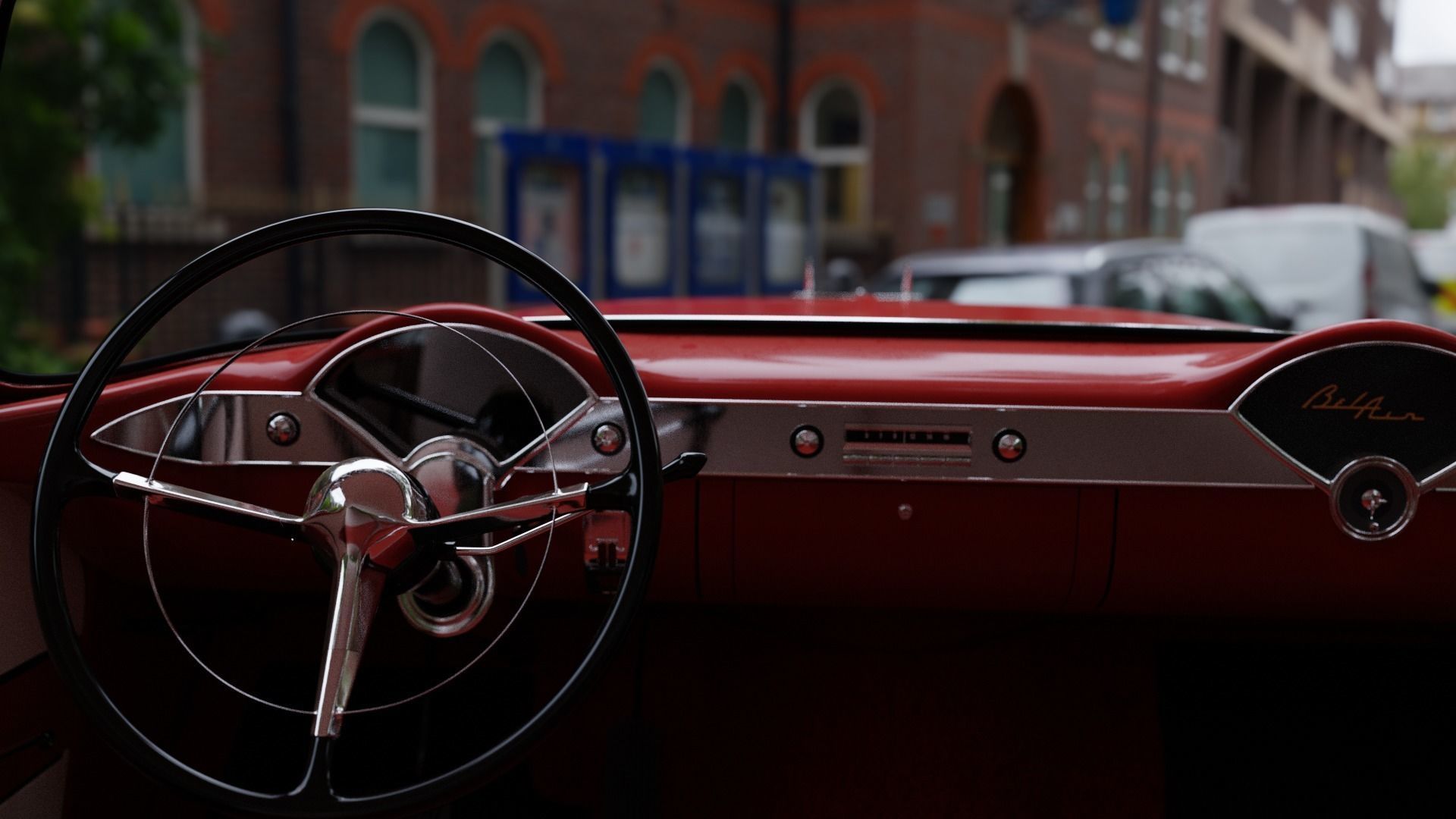 Chevrolet Bel Air 1955 3D model_13