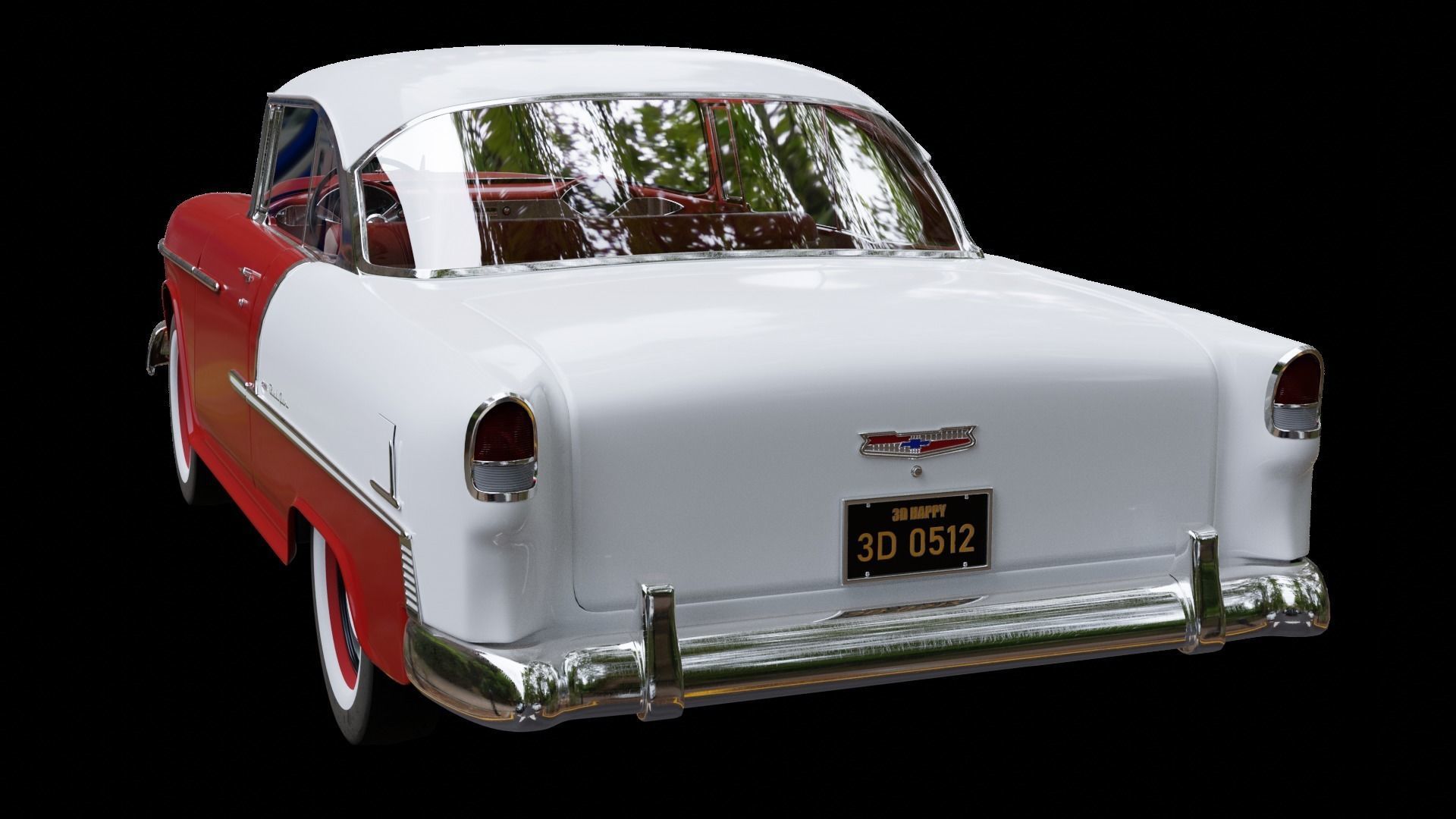 Chevrolet Bel Air 1955 3D model_5
