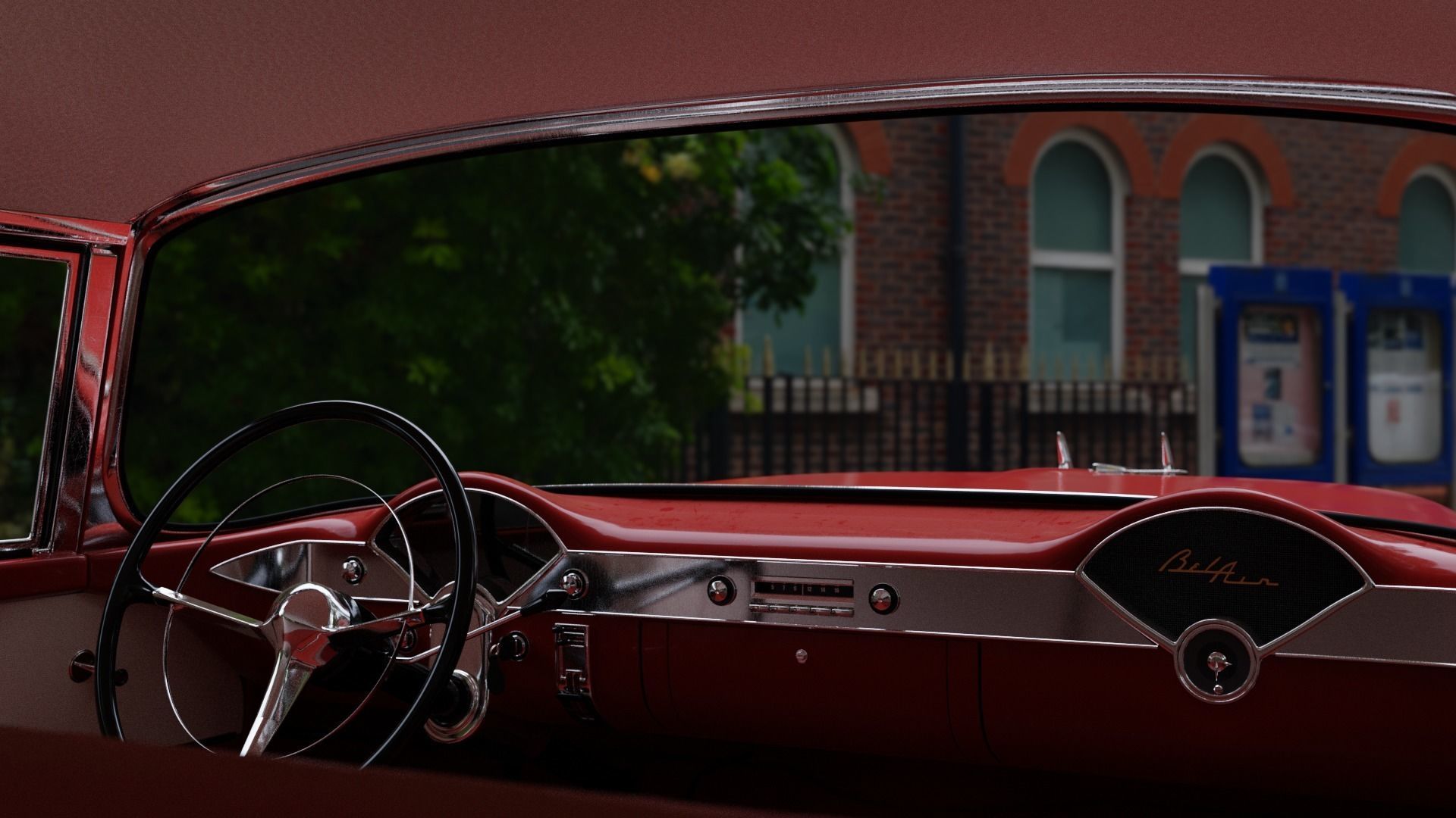 Chevrolet Bel Air 1955 3D model_11