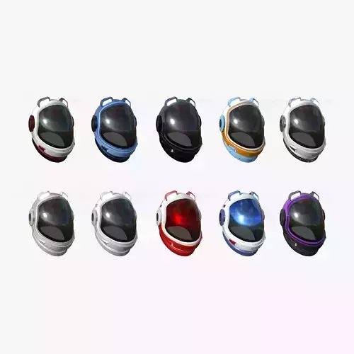 10 Astronaut Helmet B Collection - Character Design Fashion