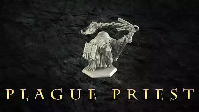 Plague Priest 3D print model