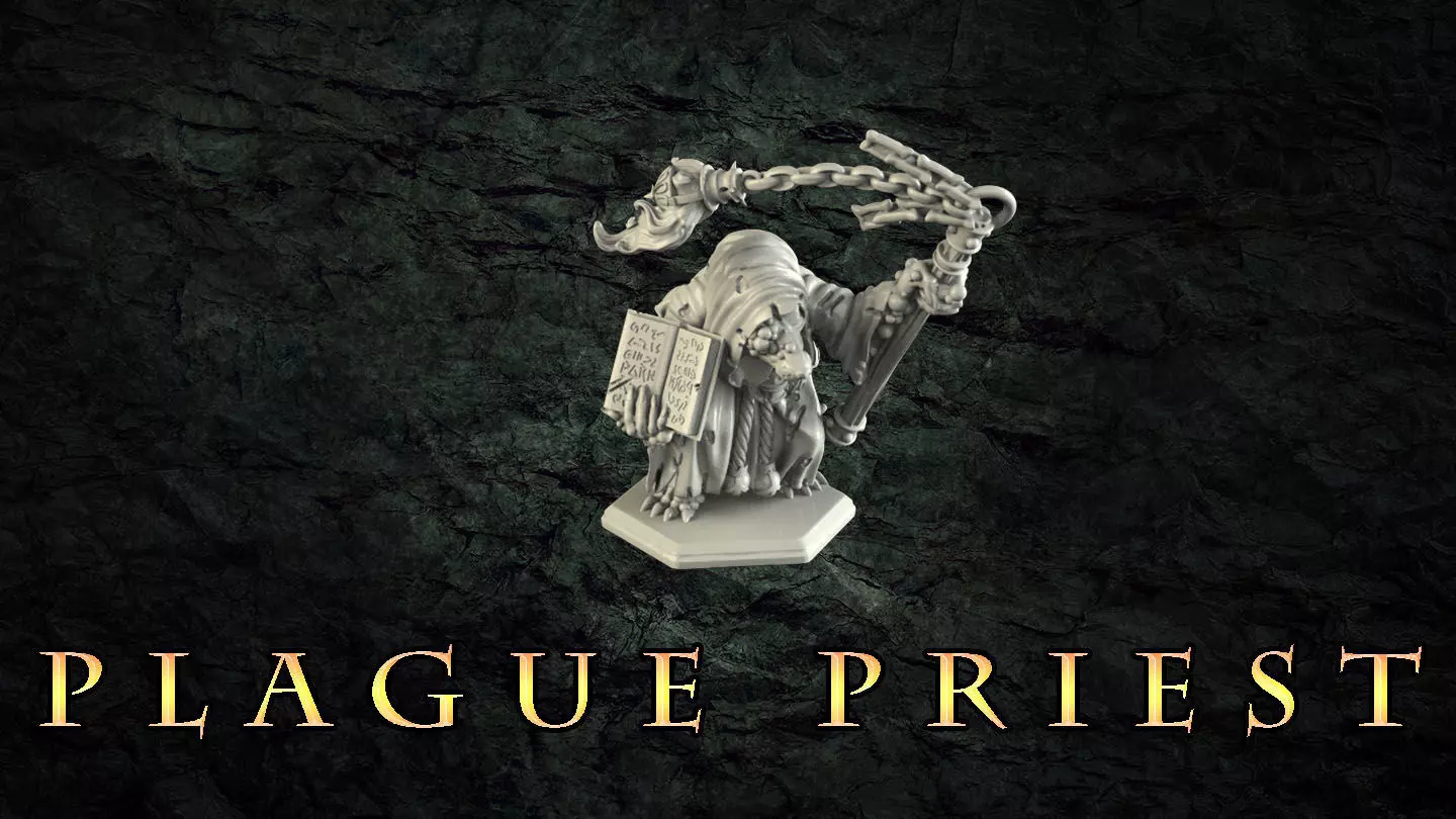 Plague Priest 3D print model_0