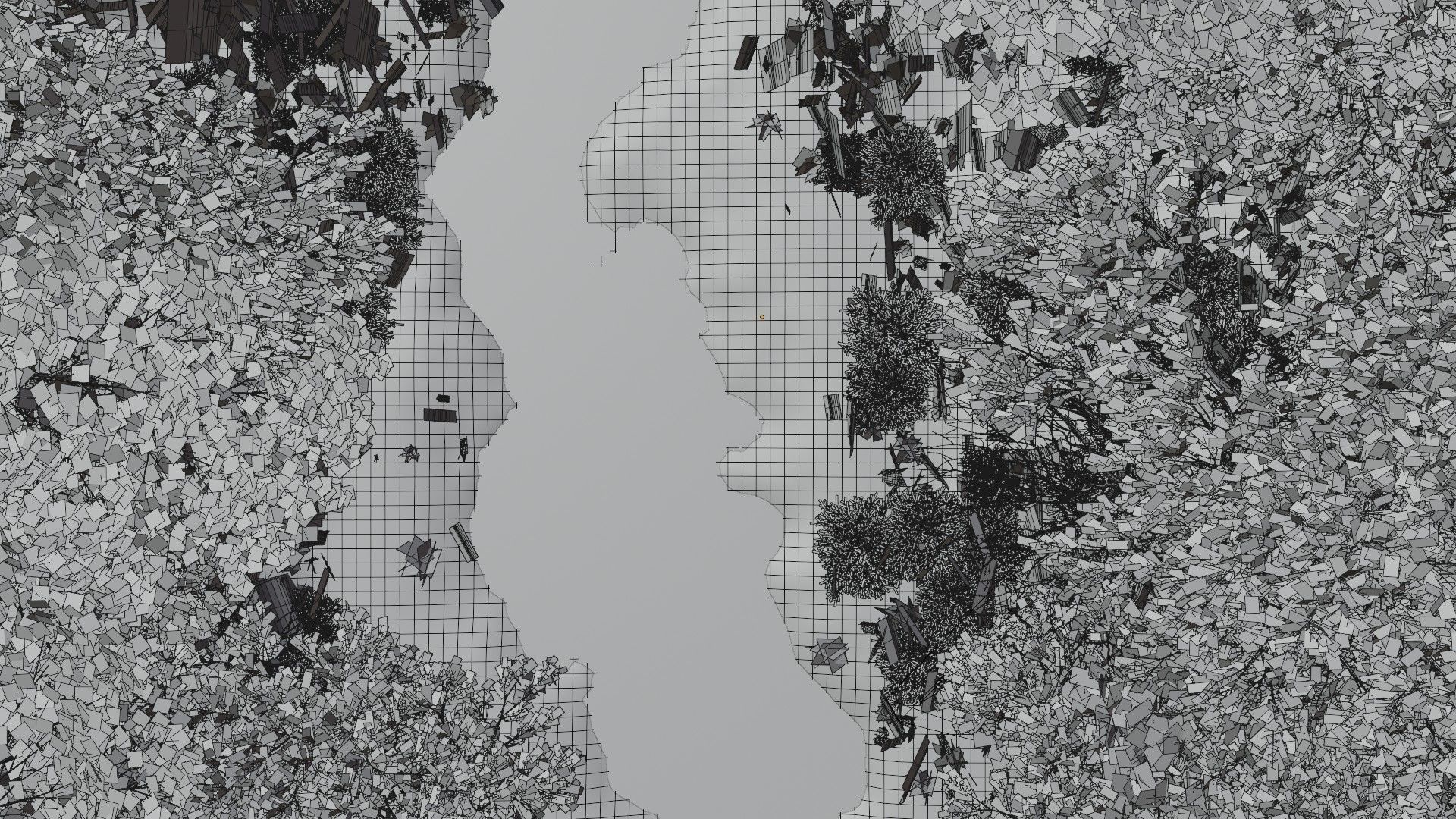 river in woods 3D model_13