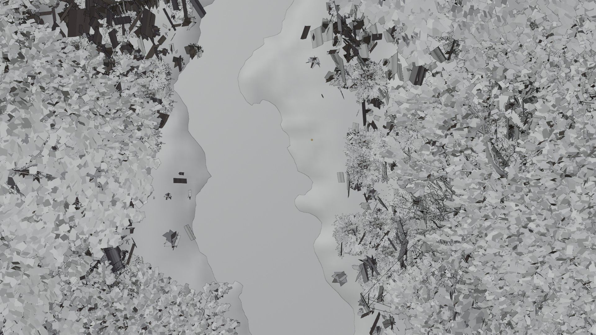 river in woods 3D model_10