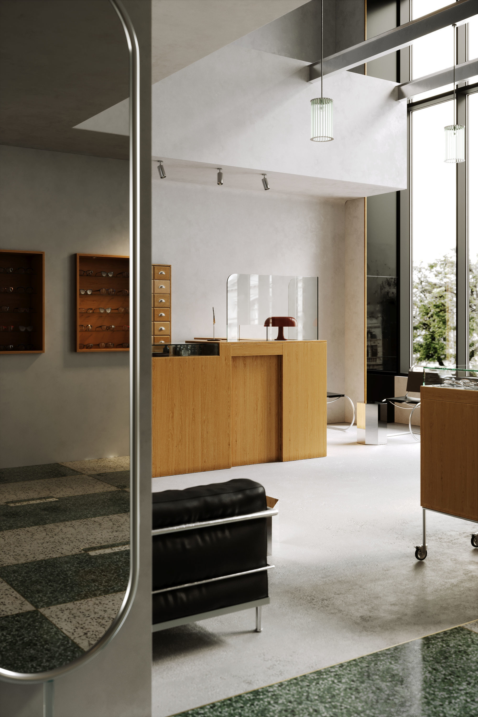 Optics store model 3D model_1