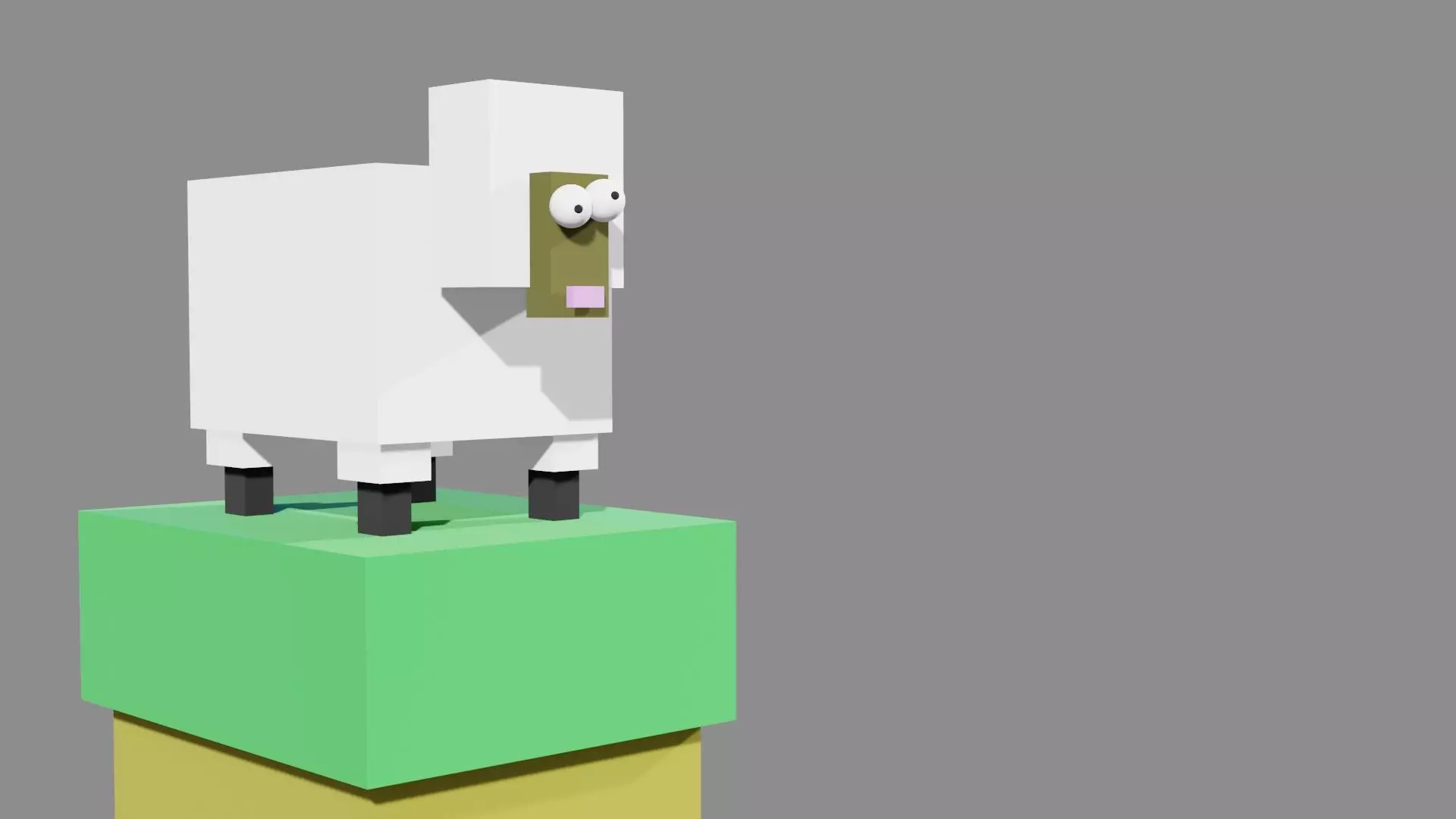Crazy sheep  3D model_0