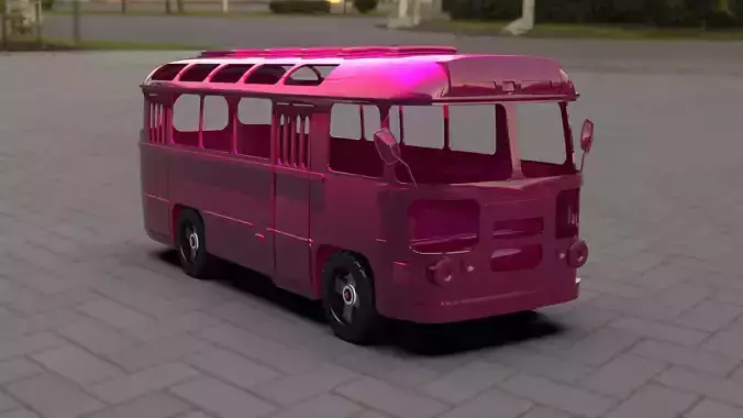 Bus PAZ 672 3D print model