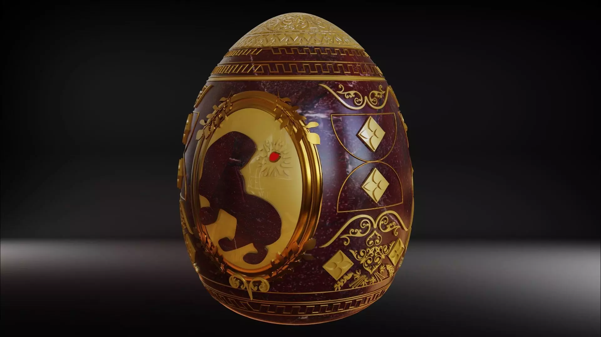 Red Notice - Egg 3D model_0