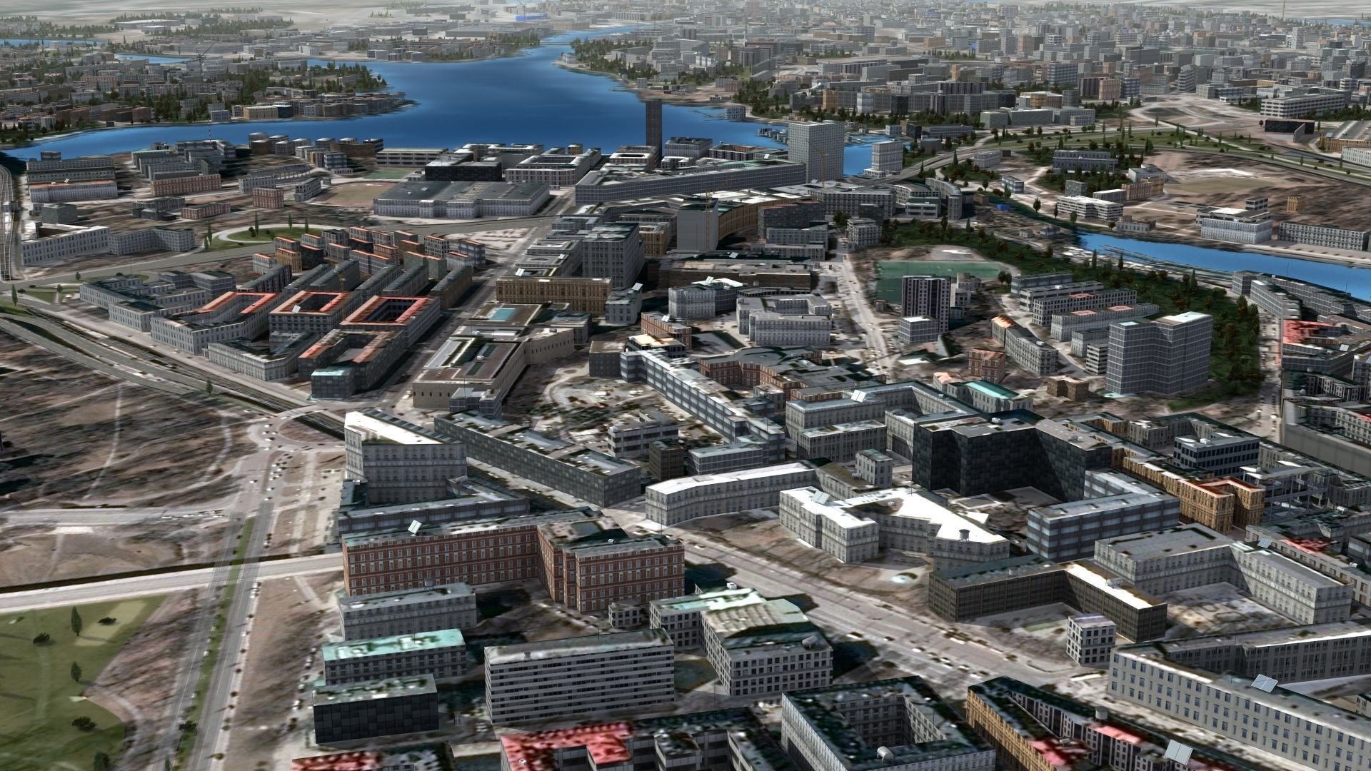 Stockholm Sweden Low-poly 3D model_9