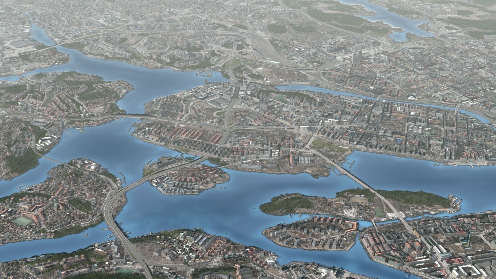 Stockholm Sweden Low-poly 3D model_19