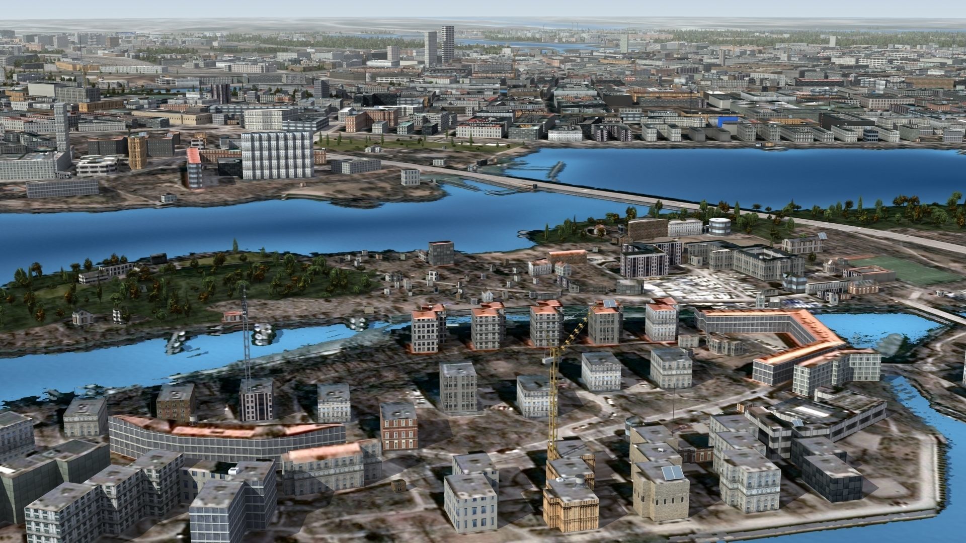 Stockholm Sweden Low-poly 3D model_11