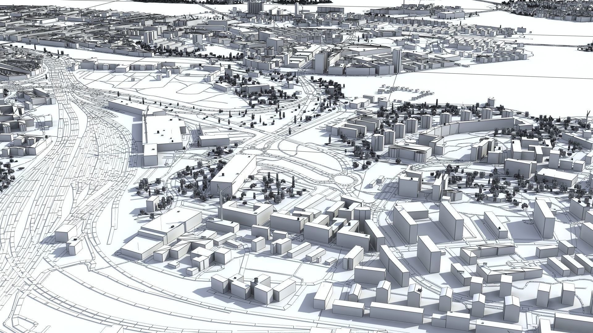 Stockholm Sweden Low-poly 3D model_33