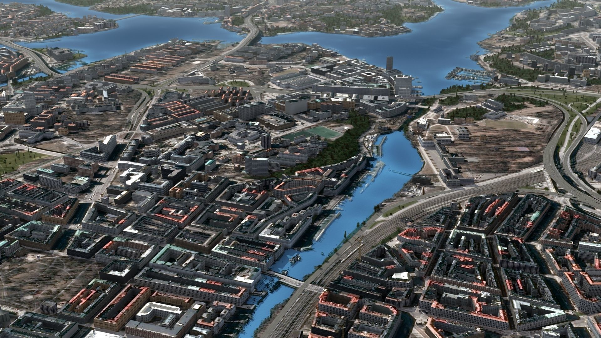 Stockholm Sweden Low-poly 3D model_21