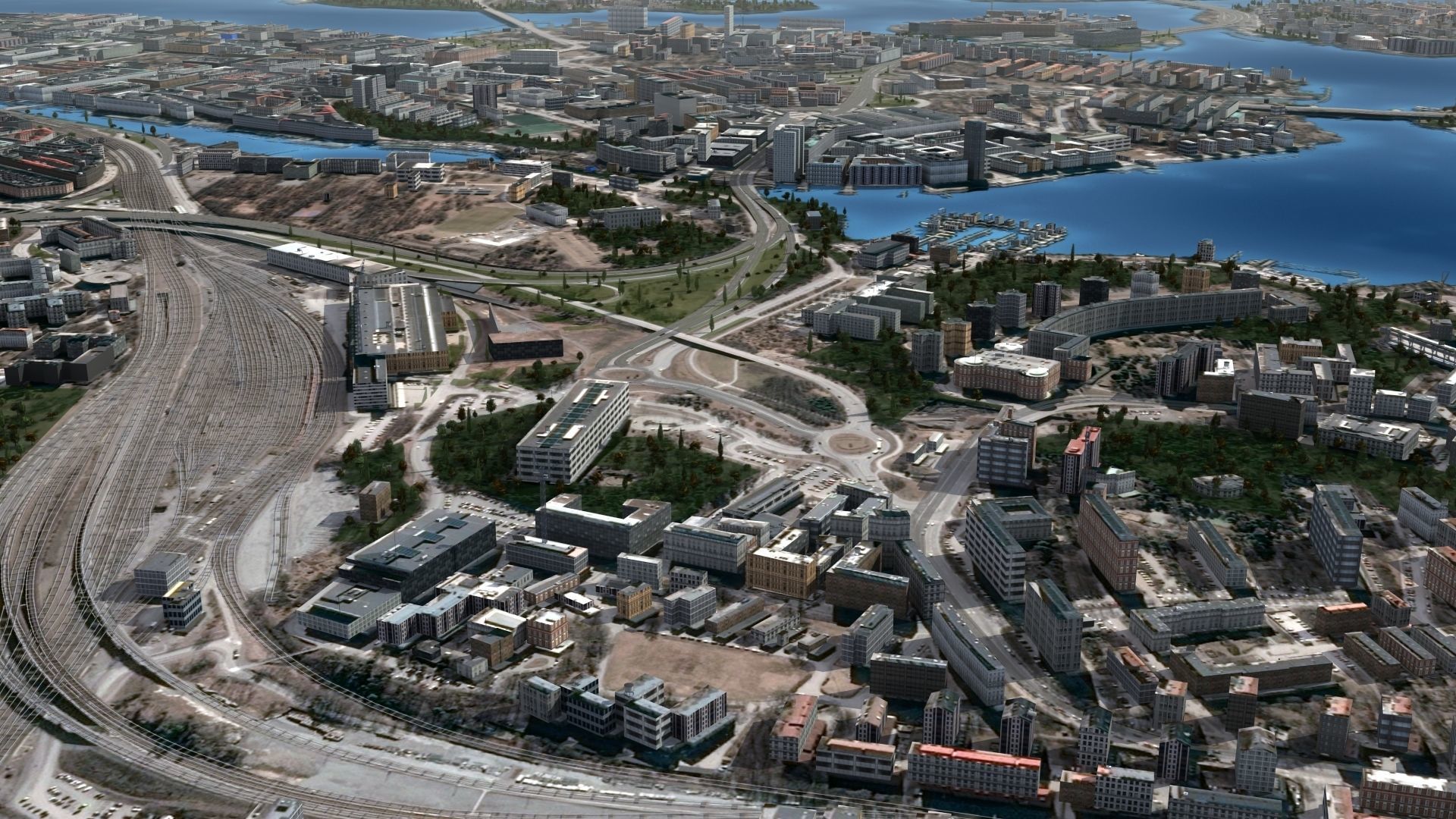 Stockholm Sweden Low-poly 3D model_12