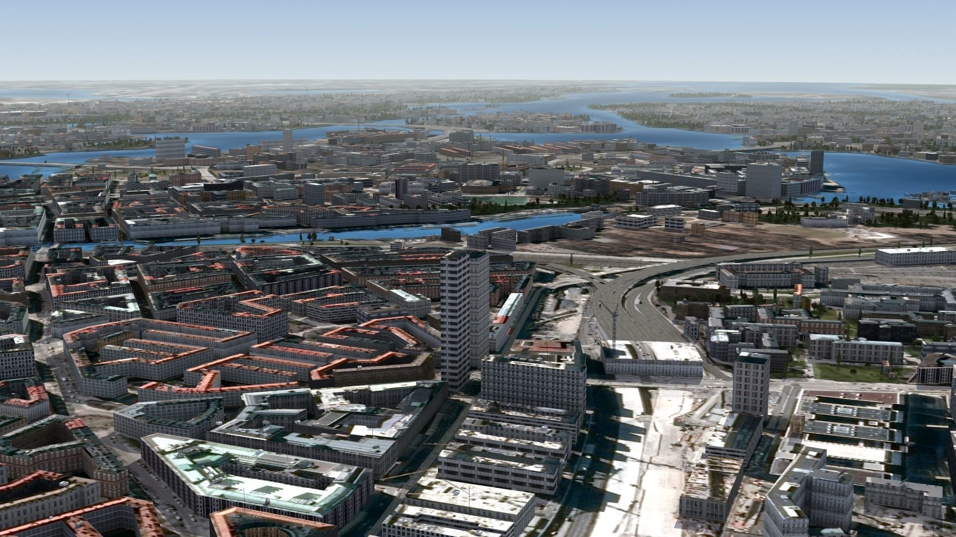 Stockholm Sweden Low-poly 3D model_4