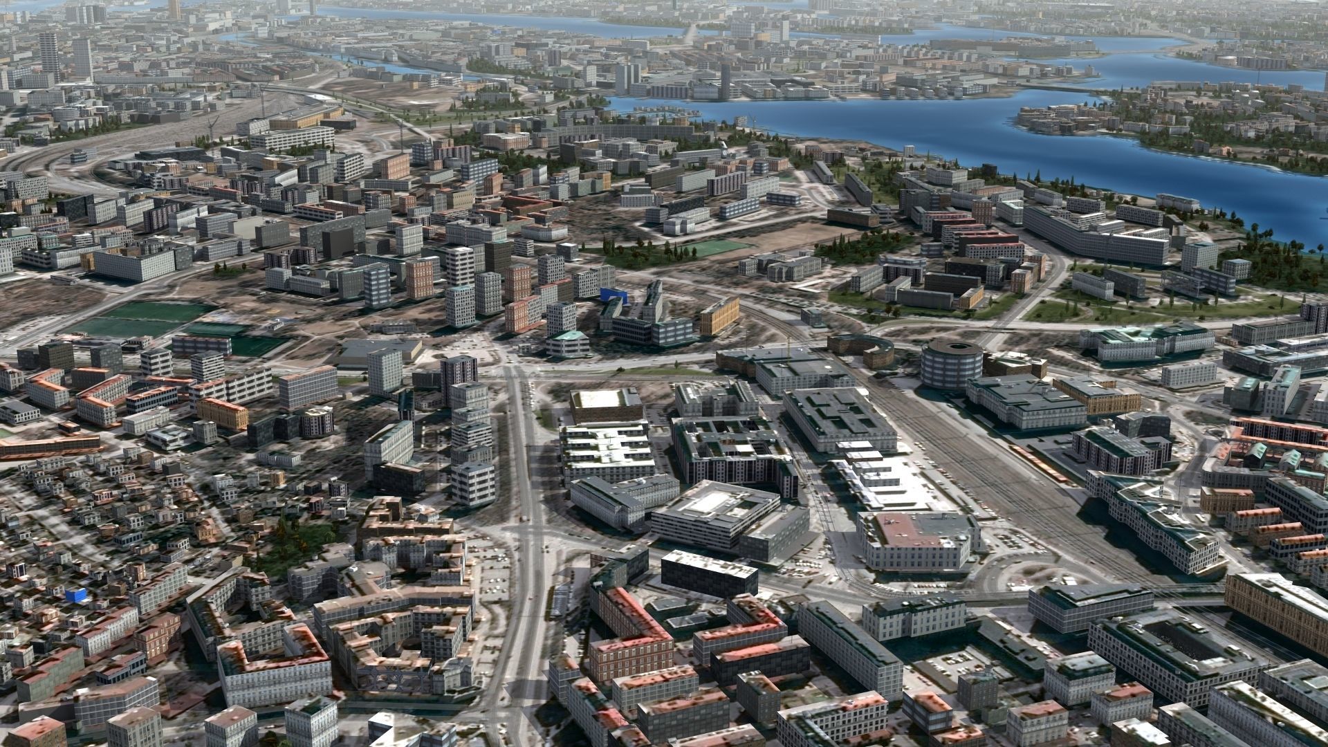 Stockholm Sweden Low-poly 3D model_13