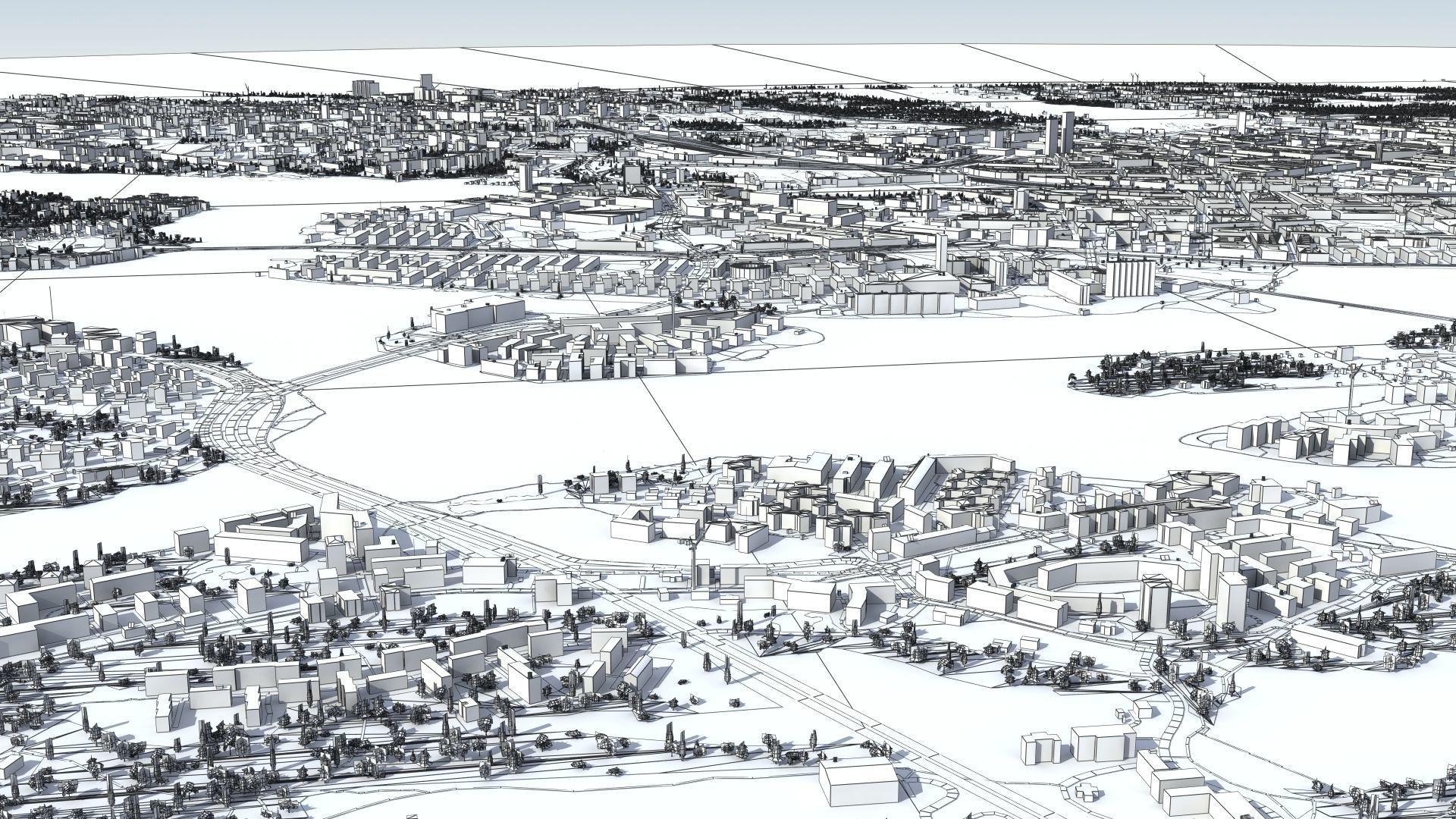 Stockholm Sweden Low-poly 3D model_31