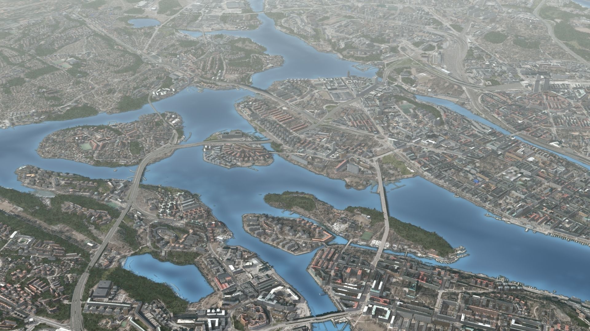 Stockholm Sweden Low-poly 3D model_26