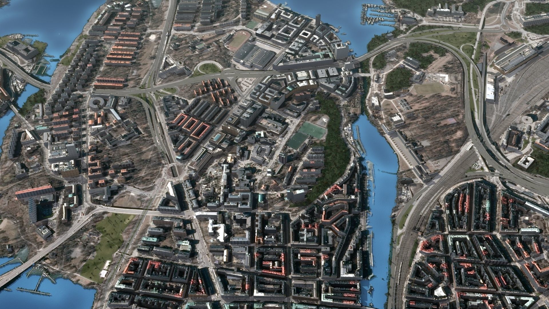 Stockholm Sweden Low-poly 3D model_20