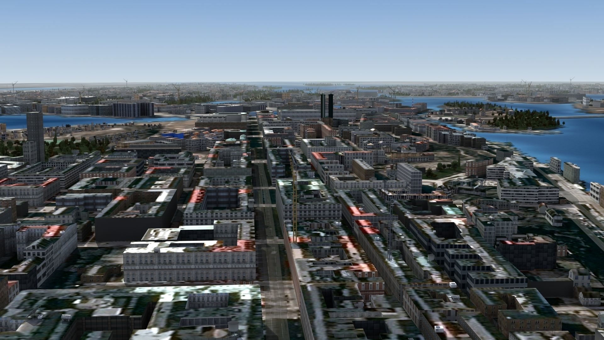 Stockholm Sweden Low-poly 3D model_2