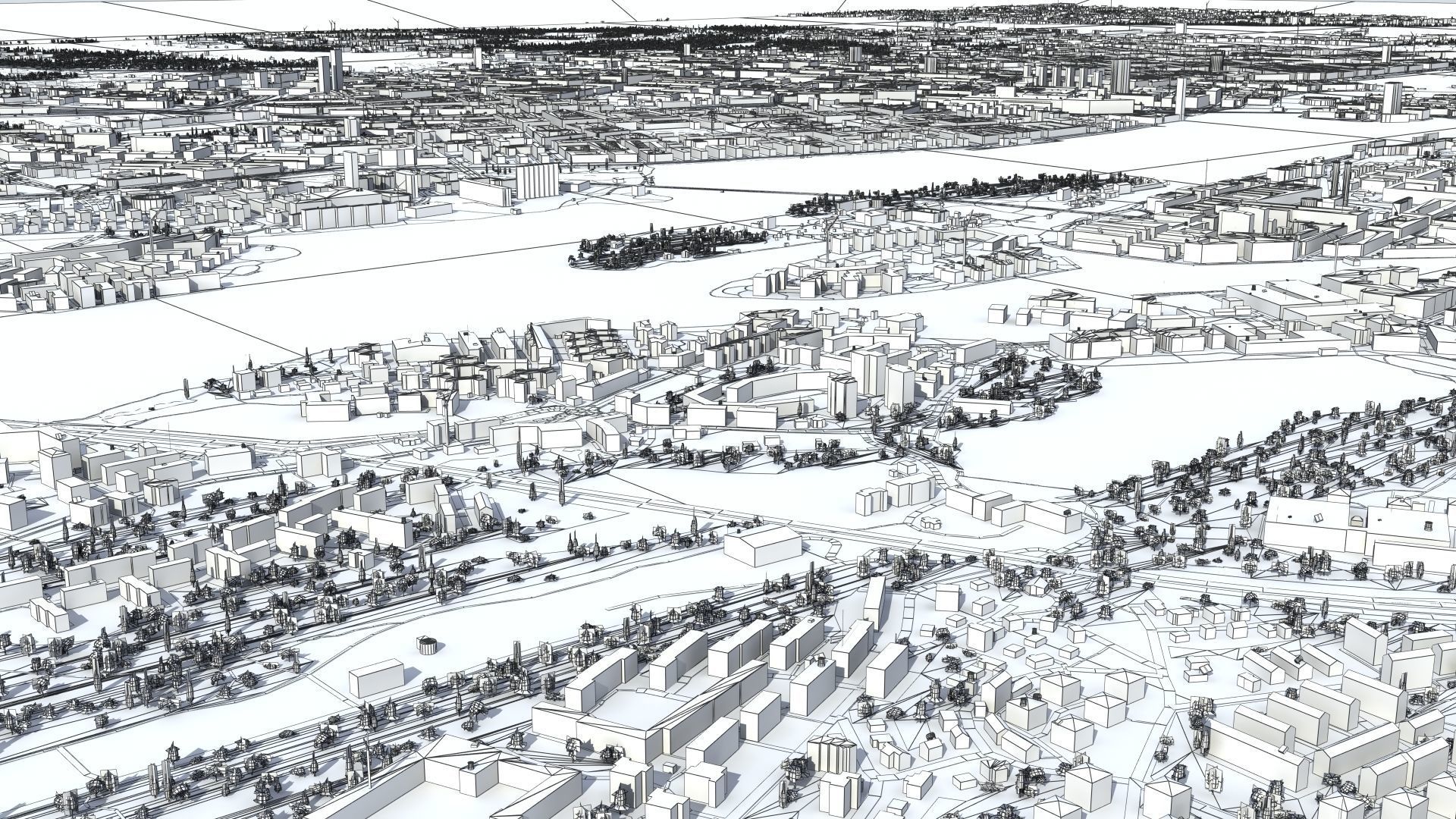 Stockholm Sweden Low-poly 3D model_29