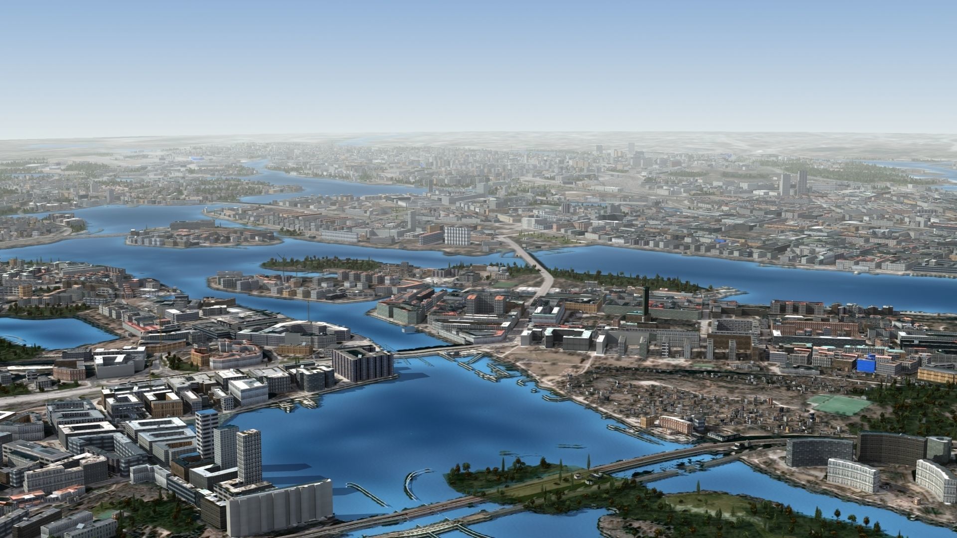 Stockholm Sweden Low-poly 3D model_16