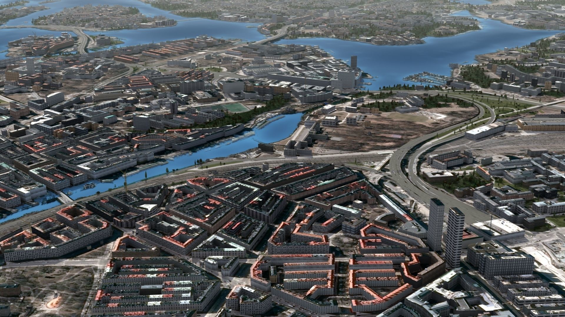 Stockholm Sweden Low-poly 3D model_23