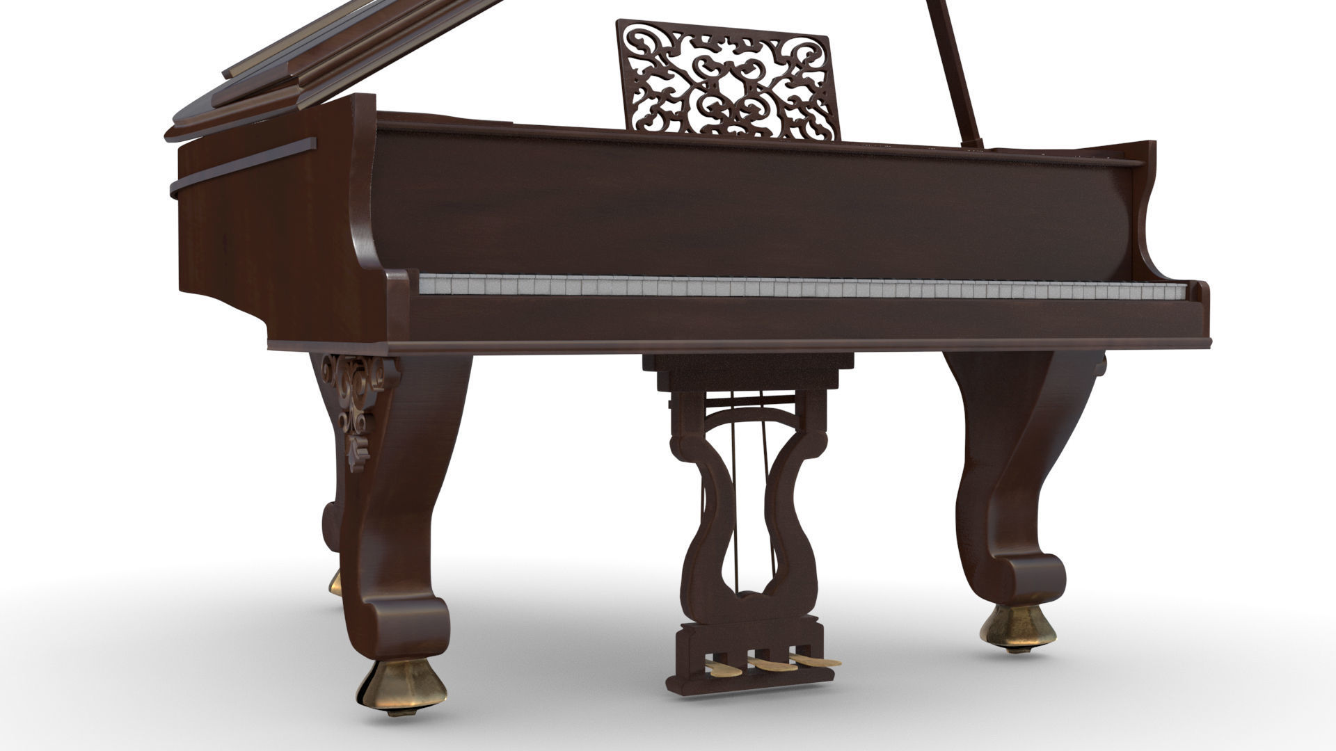 Piano grand 3D model_4