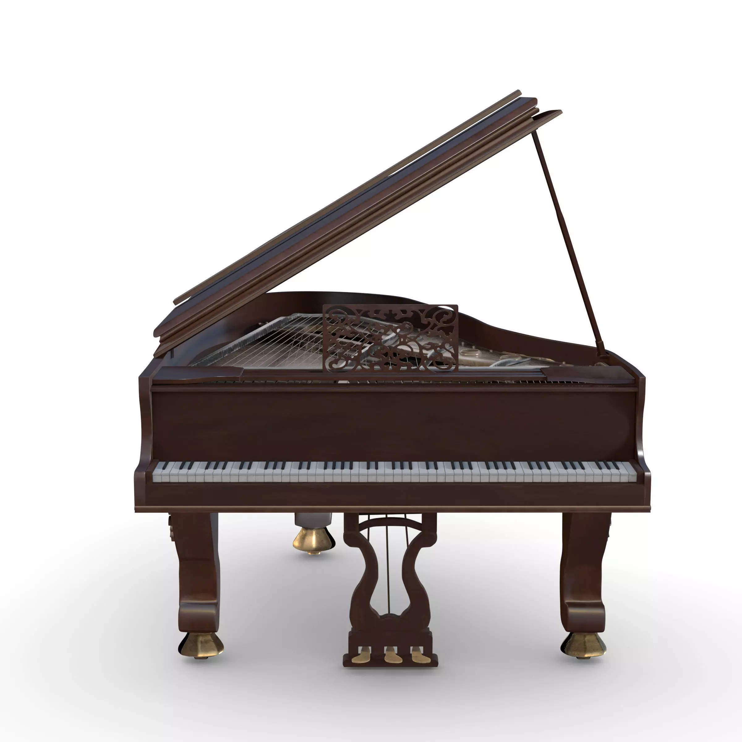 Piano grand 3D model_0