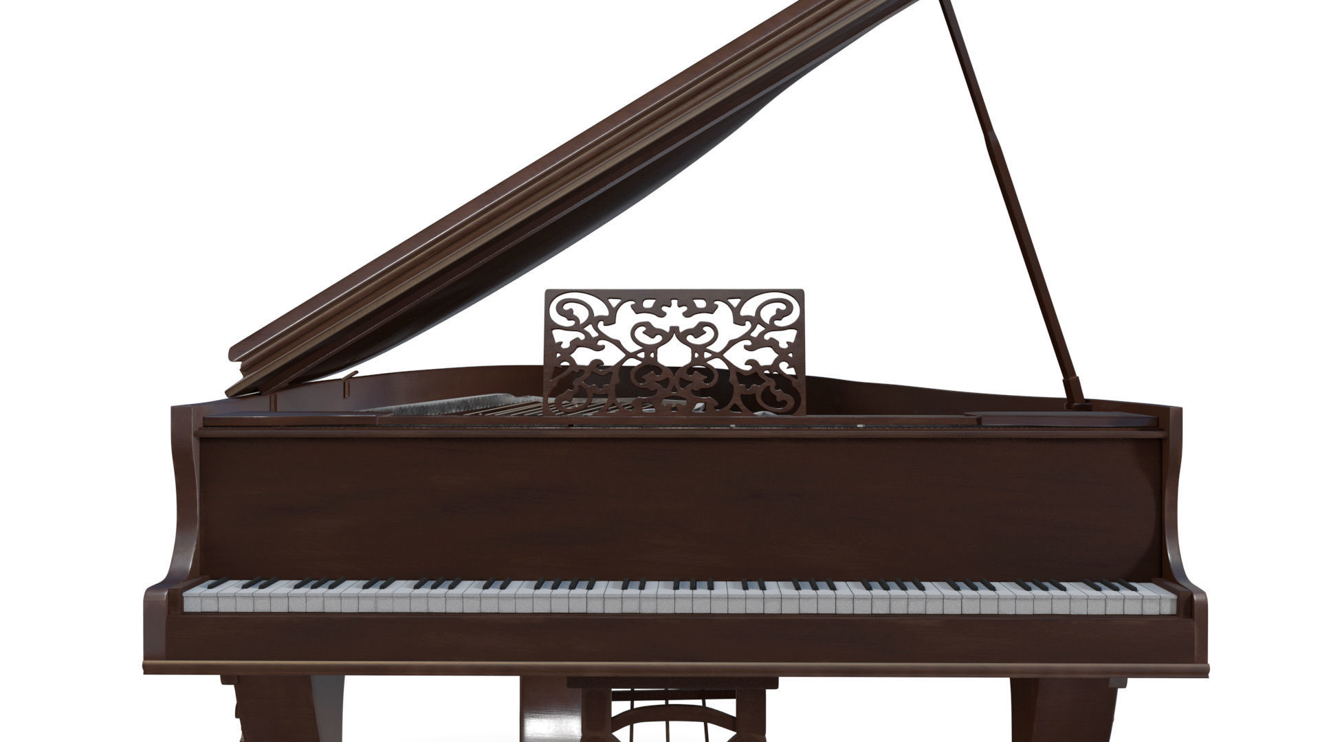 Piano grand 3D model_5