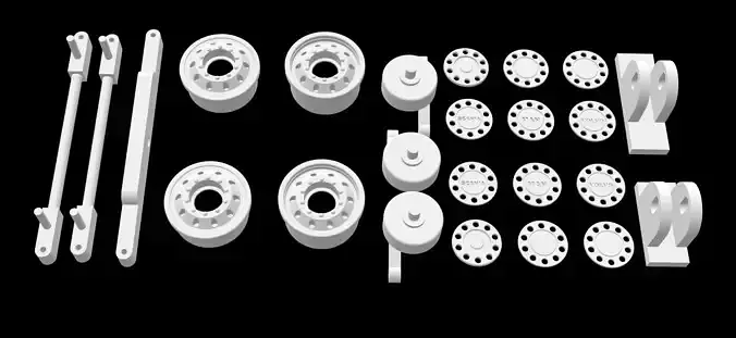 Herpa Steering Axles