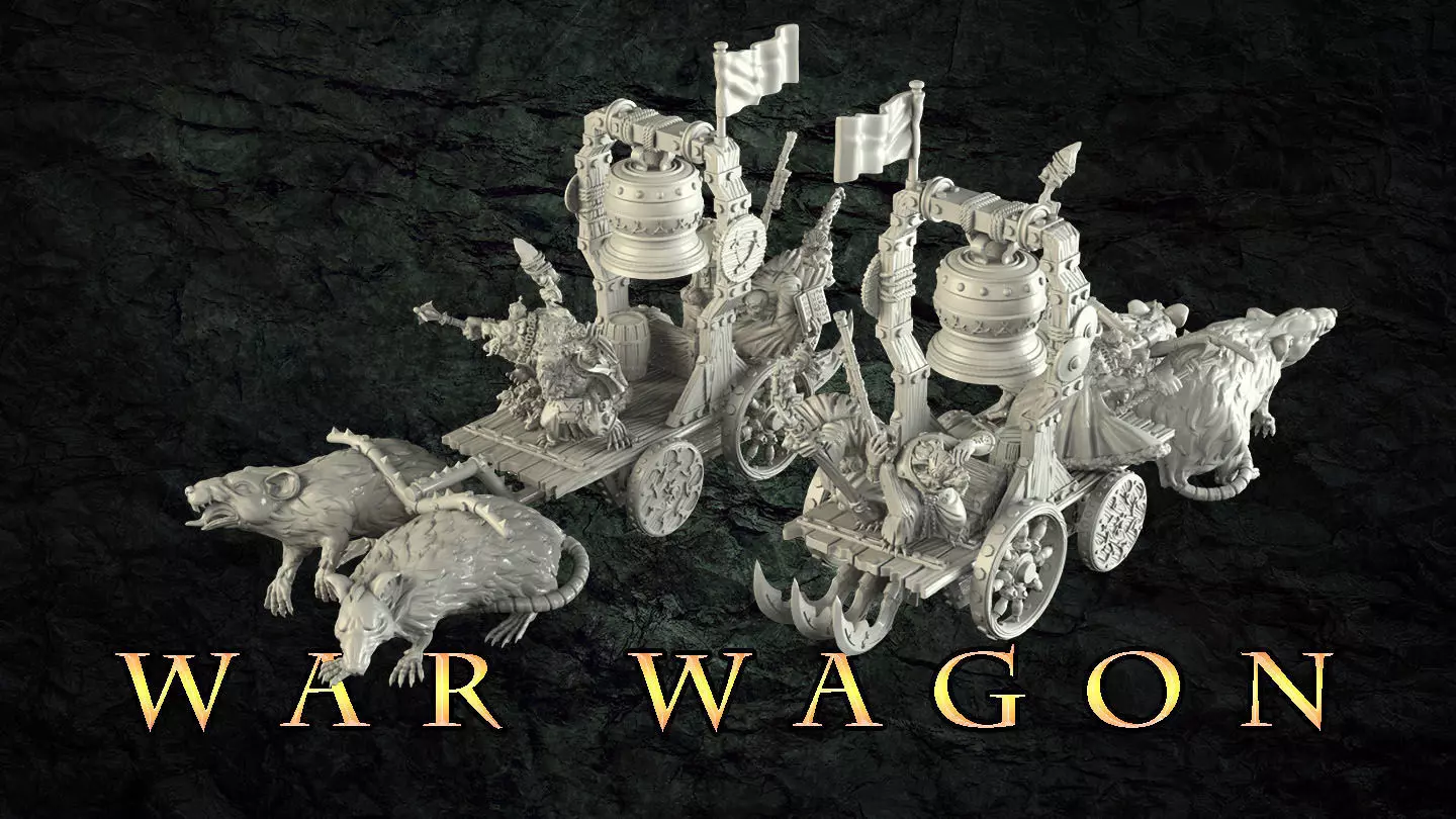 Rat War Wagon 3D print model