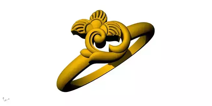 Womens Plain Ring 001