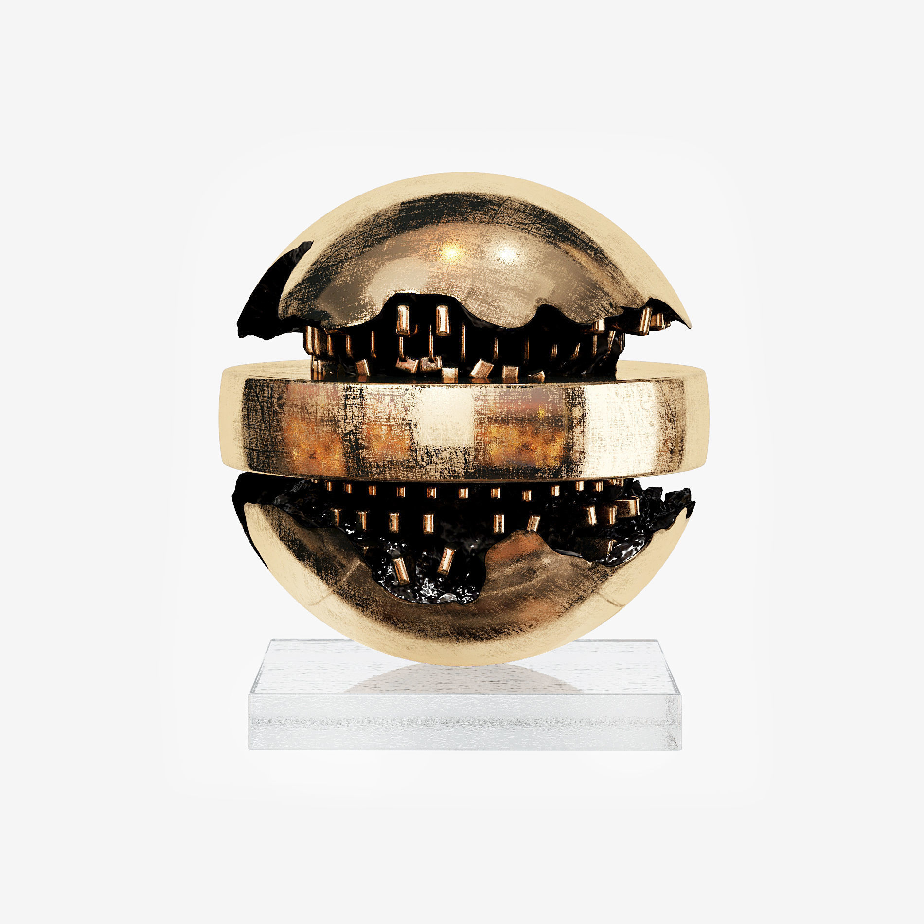 Spherical statuette 01 3D model_3