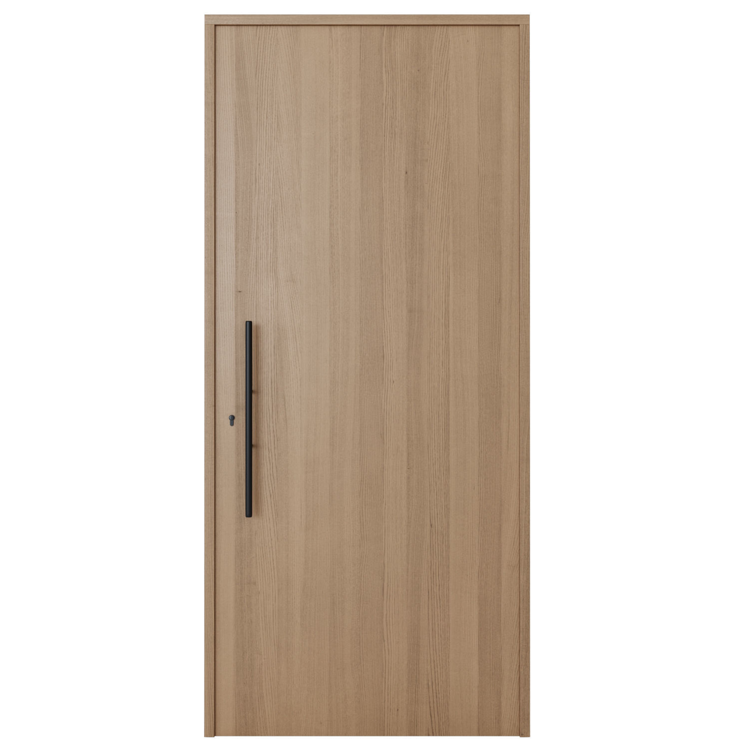 Oak Entrance Doors 3D model_14