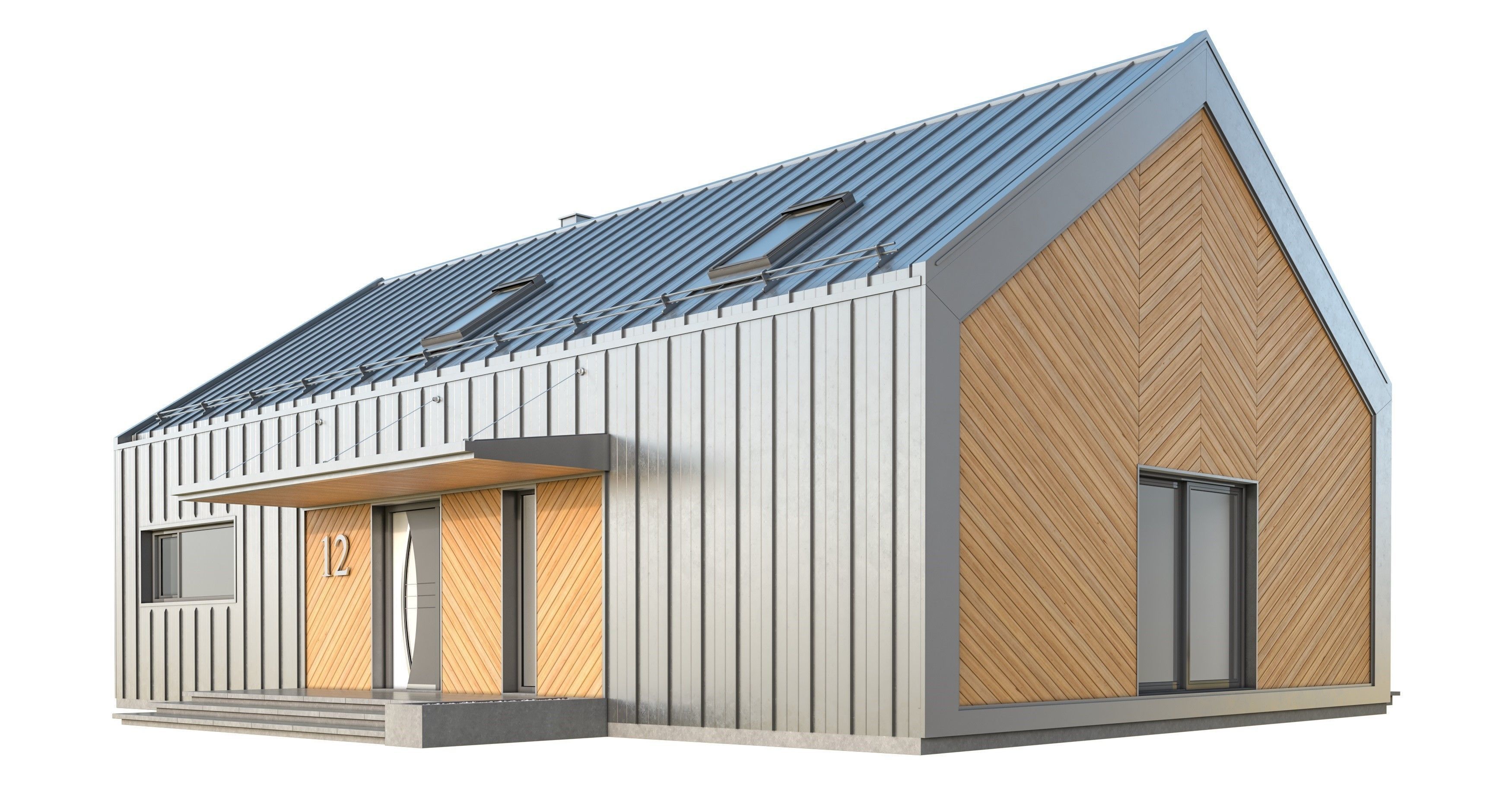 Hana House 3D model_2