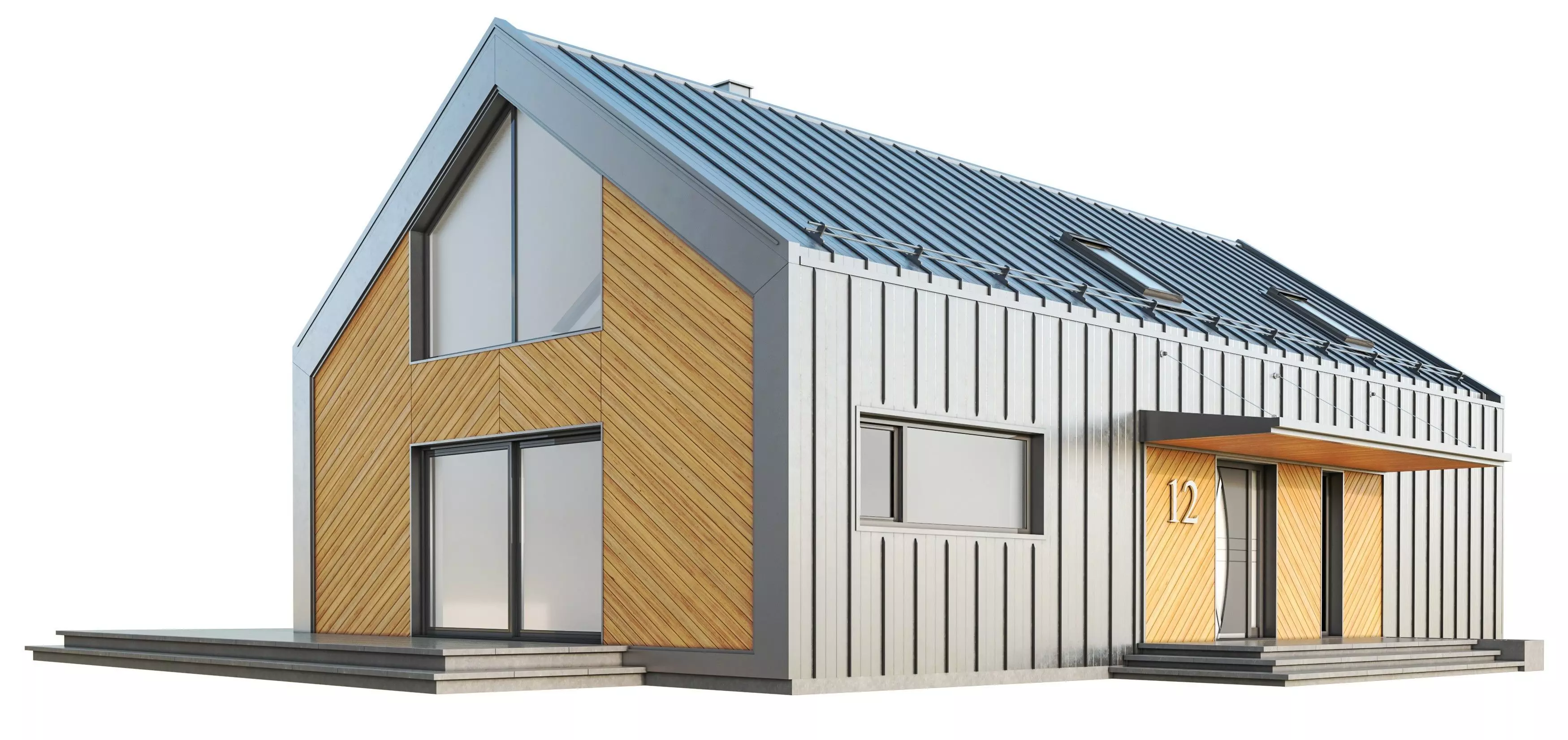 Hana House 3D model_0