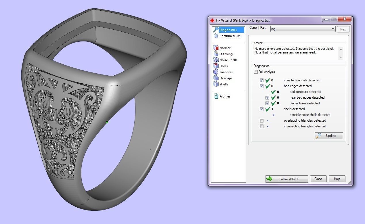 mens ring with black onyx Two options 3D print model_10