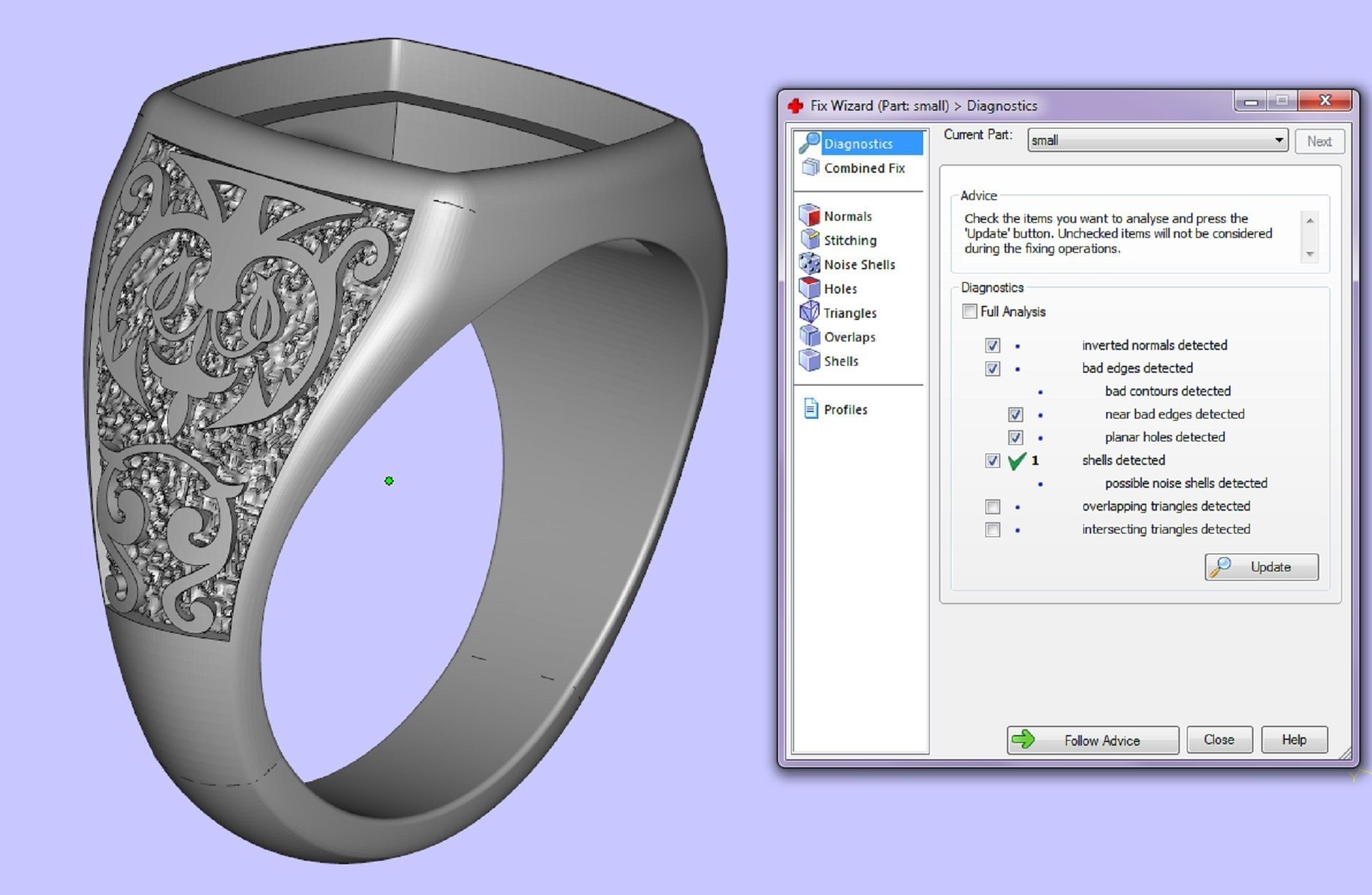 mens ring with black onyx Two options 3D print model_8