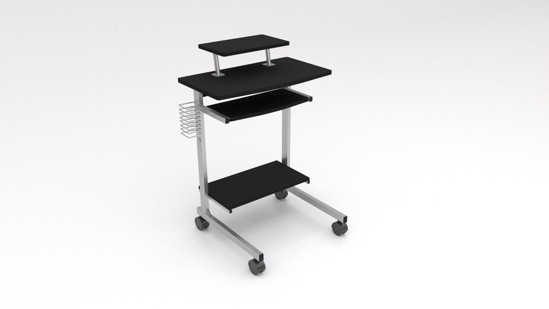 Medical Cart Pack Low-poly 3D model_3