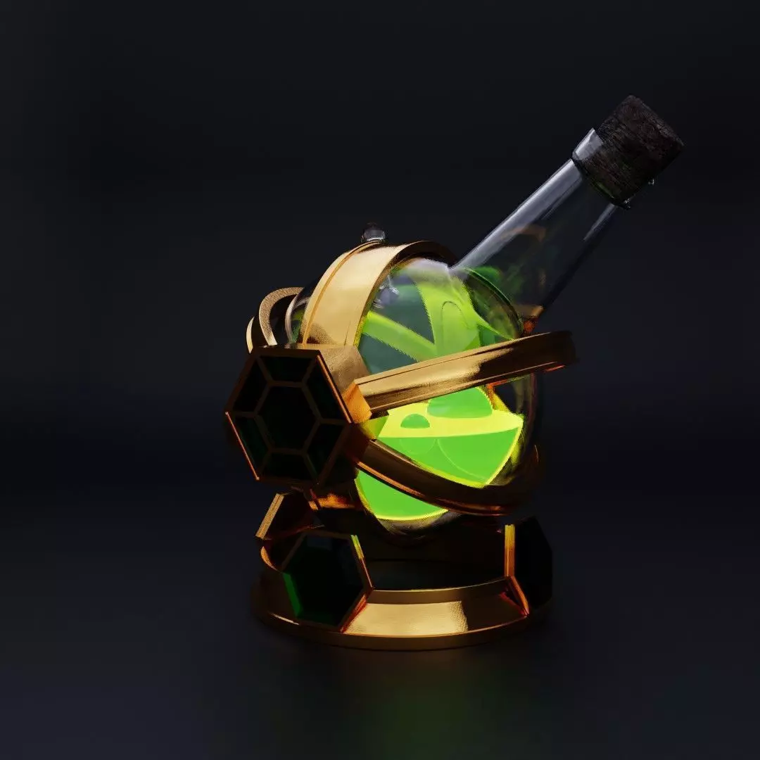 bottle potion 3D model