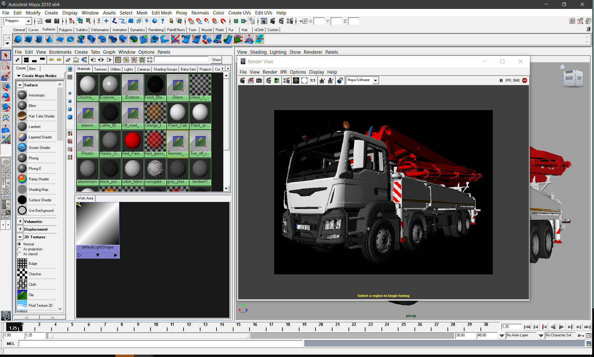 Concrete Pump Truck 3D model_16