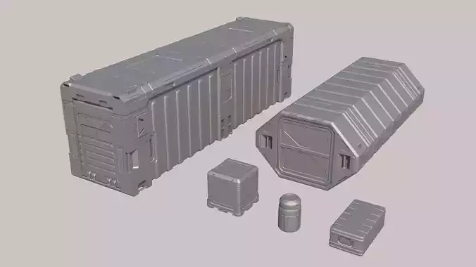 Sci-fi Container Set