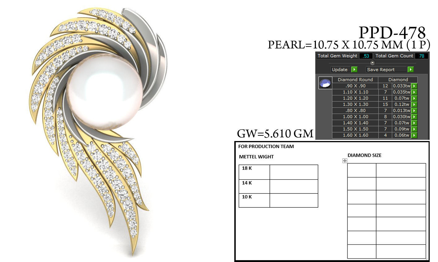 Women pendant 3dm 1render detail 3D print model_1