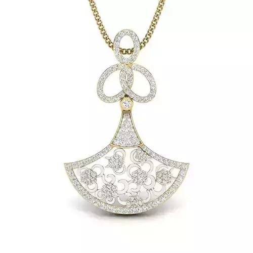 Women pendant 3dm 1render detail