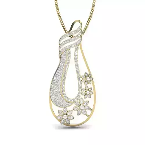 Women pendant 3dm 1render detail