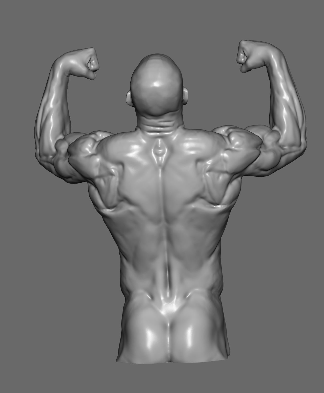 Male pose 01 3D print model_13